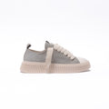 MILANO MARITTIMA - Sneaker Para Alta in Camoscio – Grigio Ghiaccio