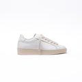 PANAREA - Sneaker Essenziale in Pelle Bottolata - Panna