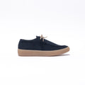 CAPRI - Ingegnere in camoscio con fondo crepe - Blu