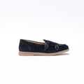 FORTE DEI MARMI - Mocassino Sportivo Doppia Fibbia in Camoscio - Blu