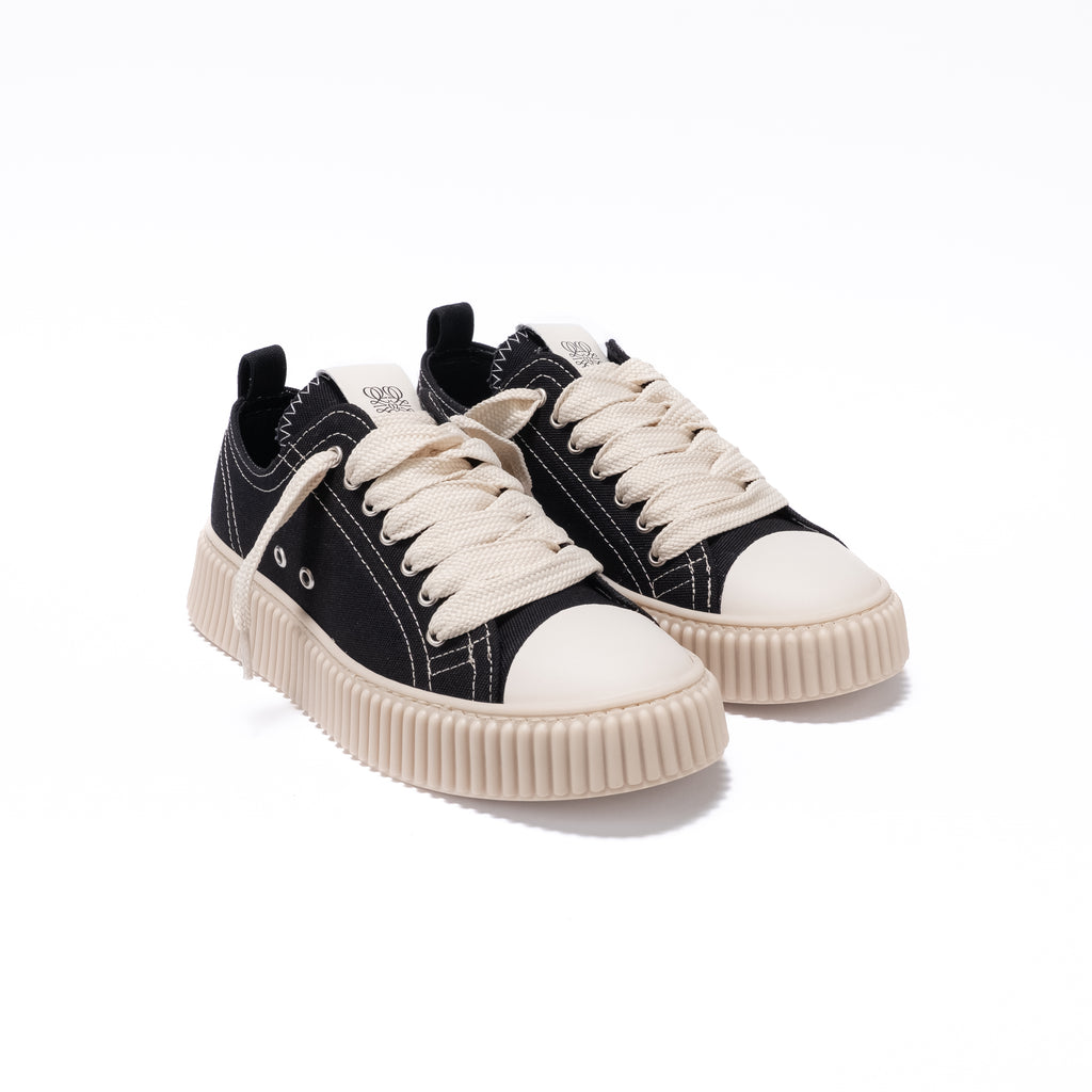 MILANO MARITTIMA - Sneaker Para Alta in Canvas – Nero