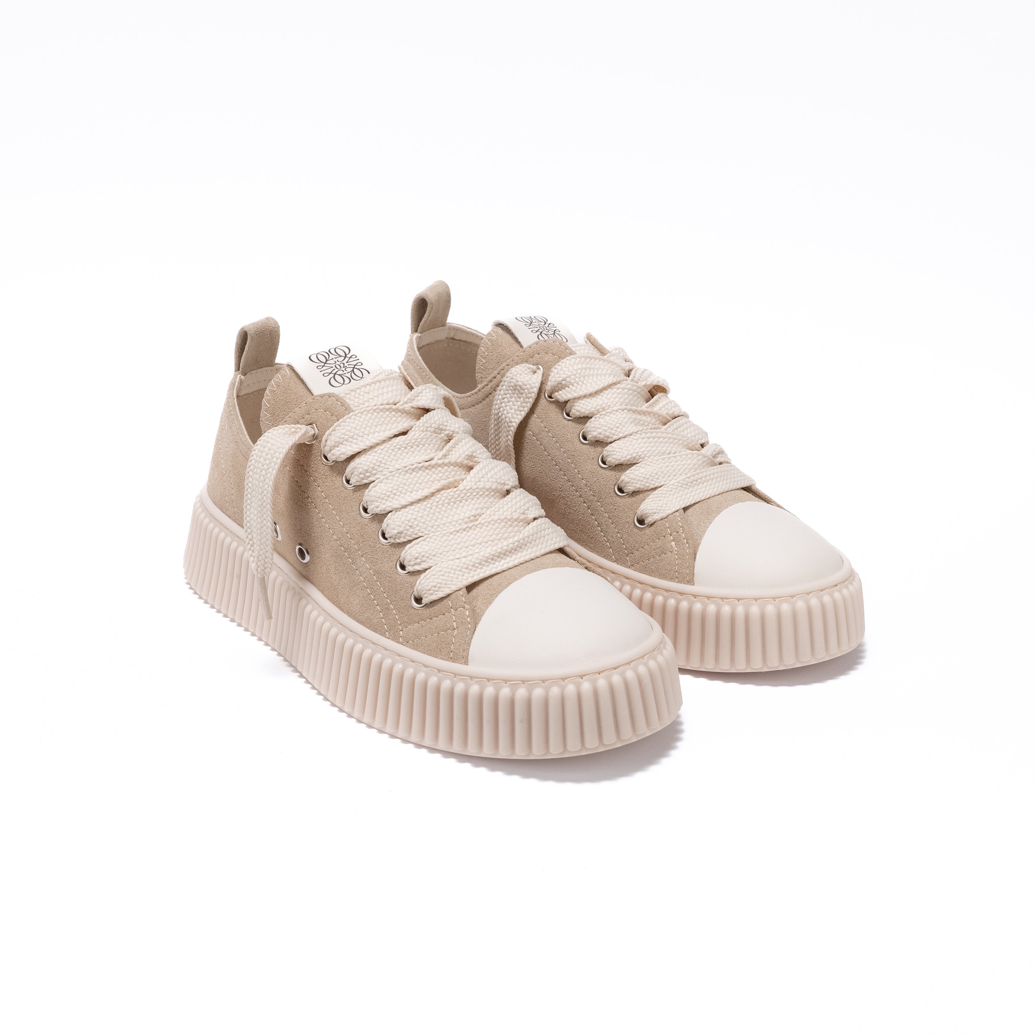 MILANO MARITTIMA - Sneaker Para Alta in Camoscio –  Tortora